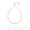 3.8mm Paper Clip-Style Chain-Link Bolo Bracelet in Hollow Sterling Silver - 9.25"