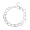 Thumbnail Image 0 of 8.7mm Oval Link Chain Bracelet in Hollow Sterling Silver - 9"
