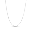 Thumbnail Image 0 of 2.5mm Diamond-Cut Brilliance Bead Chain Necklace in Solid Sterling Silver - 18"
