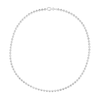 Thumbnail Image 0 of 4.0mm Diamond-Cut Brilliance Bead Chain Bracelet in Solid Sterling Silver