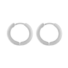 Thumbnail Image 0 of 14.5mm Huggie Hoop Earrings in 14K White Gold