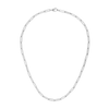 Thumbnail Image 1 of 4.2mm Paper Clip Chain Necklace in Hollow 14K White Gold - 18"