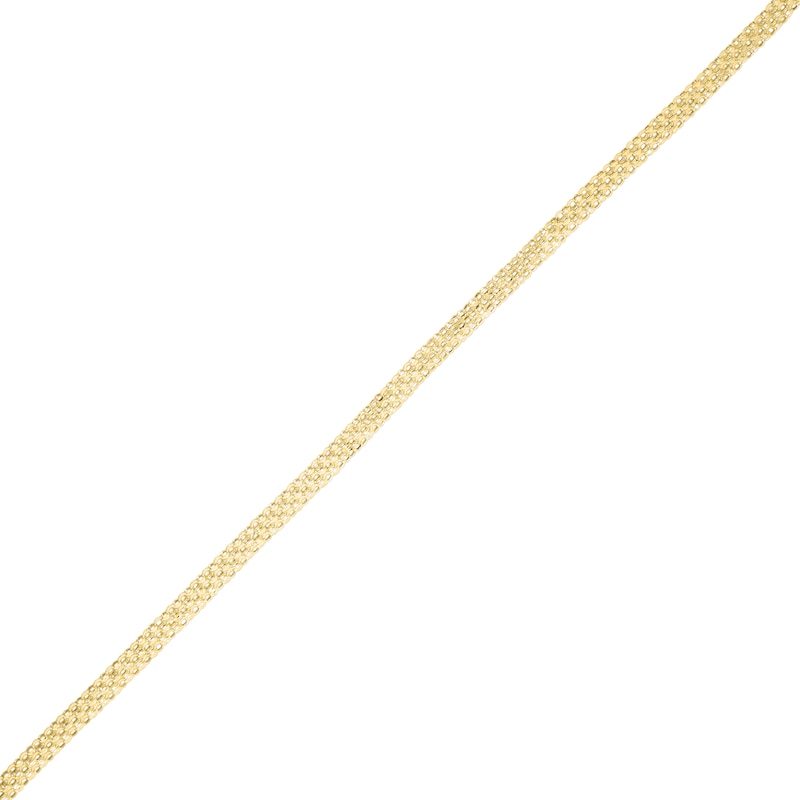 3.5mm Bismark Chain Bracelet in Hollow 14K Gold - 7.25"|Peoples Jewellers