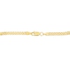 3.5mm Bismark Chain Bracelet in Hollow 14K Gold - 7.25"