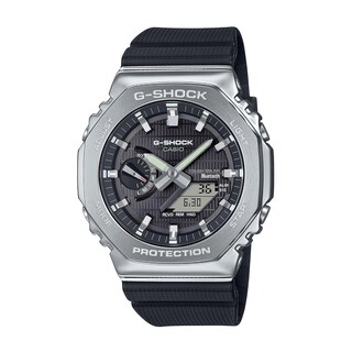 Men's Casio G-Shock Classic Solar-Powered Analog Digital Strap Watch with Black Dial (Model: GBM2100-1A)