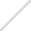 Thumbnail Image 0 of 0.23 CT. T.W. Diamond "S" Link Bracelet in Sterling Silver - 7.25”