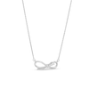 Thumbnail Image 0 of Vera Wang Love Collection Bow Necklace in Sterling Silver