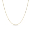 Thumbnail Image 0 of 2.74mm Diamond-Cut Ice Chain Necklace in Solid 14K Two-Tone Gold - 18”