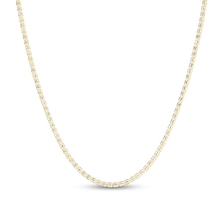 2.74mm Diamond-Cut Ice Chain Necklace in Solid 14K Two-Tone Gold - 18”