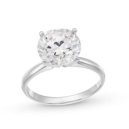 4.00 CT. Certified Lab-Created Diamond Solitaire Engagement Ring in 14K White Gold (F/VS2)