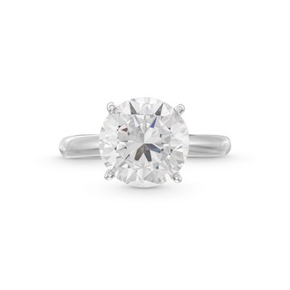 4.00 CT. Certified Lab-Created Diamond Solitaire Engagement Ring in 14K White Gold (F/VS2)