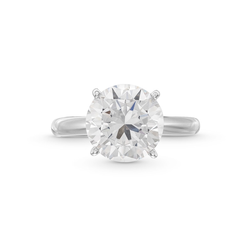 4.00 CT. Certified Lab-Created Diamond Solitaire Engagement Ring in 14K White Gold (F/VS2)