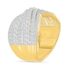 Thumbnail Image 2 of 1.95 CT. T.W. Diamond Multi-Row Crossover Ring in 10K Gold