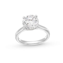 3.06 CT. T.W. Certified Lab-Created Diamond Solitaire Engagement Ring in 14K White Gold (F/VS2)