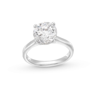 3.06 CT. T.W. Certified Lab-Created Diamond Solitaire Engagement Ring in 14K Gold (F/VS2