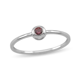 Gemstone Bezel-Set Solitaire Ring (1 Stone)