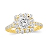 Thumbnail Image 1 of 0.95 CT. T.W. Diamond Cushion-Shaped Frame Semi Mount in 14K Gold