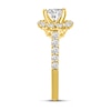 0.95 CT. T.W. Diamond Cushion-Shaped Frame Semi Mount in 14K Gold