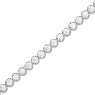 5.00 CT. T.W. Certified Lab-Created Diamond Tennis Bracelet in 10K White Gold (F/SI2) - 7.25"