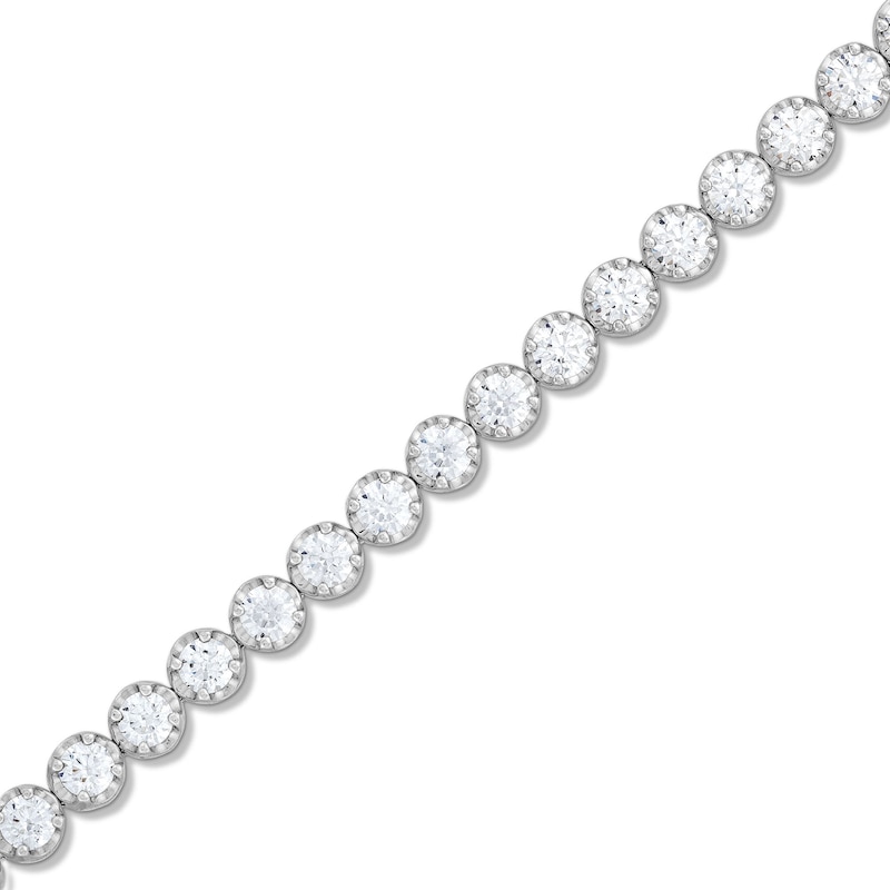 Main Image 1 of 5.00 CT. T.W. Certified Lab-Created Diamond Tennis Bracelet in 10K White Gold (F/SI2) - 7.25&quot;