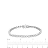 Thumbnail Image 4 of 5.00 CT. T.W. Certified Lab-Created Diamond Tennis Bracelet in 10K White Gold (F/SI2) - 7.25&quot;