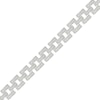 Thumbnail Image 0 of 0.23 CT. T.W. Diamond Rectangle Link Bracelet in Sterling Silver - 7.25”