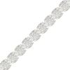 Thumbnail Image 0 of 0.23 CT. T.W. Diamond Cushion-Shaped Link Bracelet in Sterling Silver - 7.25”