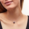 Thumbnail Image 2 of Vera Wang Love Collection 8.0-10.0mm Baroque Grey Freshwater Cultured Pearl Necklace in Sterling Silver