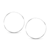 Thumbnail Image 2 of 60.0mm Endless Hoop Earrings in Sterling Silver