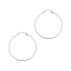 Thumbnail Image 0 of 40.0mm Tube Hoop Earrings in Hollow Sterling Silver