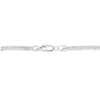 3.14mm Diamond-Cut Ice Chain Necklace in Hollow 14K White Gold - 20"