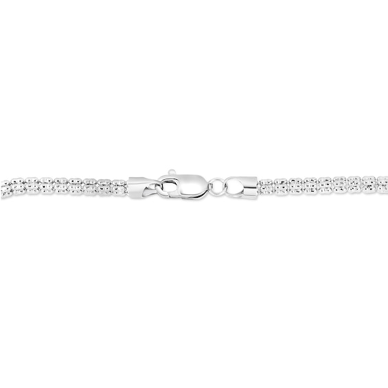 3.14mm Diamond-Cut Ice Chain Necklace in Hollow 14K White Gold - 20"