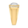 Thumbnail Image 1 of 1.50 CT. T.W. Canadian Certified Diamond Double Cushion-Shaped Frame Ring in 10K Gold (I/I2)