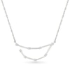 0.115 CT. T.W. Diamond Capricorn Constellation Necklace in Sterling Silver