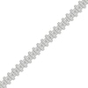 Thumbnail Image 0 of 1.95 CT. T.W. Diamond Bubble Multi-Row Bracelet in 10K White Gold - 7.25”