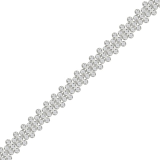 1.95 CT. T.W. Diamond Bubble Multi-Row Bracelet in 10K Gold