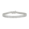 Thumbnail Image 1 of 1.95 CT. T.W. Diamond Bubble Multi-Row Bracelet in 10K White Gold - 7.25”