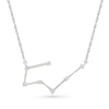 Thumbnail Image 1 of 0.085 CT. T.W. Diamond Taurus Constellation Necklace in Sterling Silver