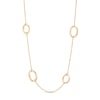 Reaura Oval Link Station Chain Necklace in Repurposed 14K Gold