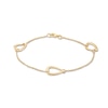 Thumbnail Image 0 of Reaura Oval Link Station Chain Bracelet in Repurposed 14K Gold - 7.5"