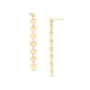 Thumbnail Image 0 of Reaura Linear Heart Drop Earrings in Repurposed 14K Gold