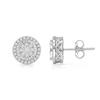 Thumbnail Image 0 of 0.45 CT. T.W. Multi-Diamond Frame Stud Earrings in 10K White Gold