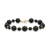 Thumbnail Image 0 of 6.0-10.0mm Onyx Alternating Bead Strand Bracelet in 14K Gold - 7.5"