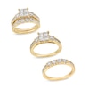 2.00 CT. T.W. Quad Princess-Cut Diamond Channel Shank Bridal Set in 14K Gold