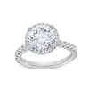 3.50 CT. T.W. Certified Lab-Created Diamond Frame Engagement Ring in 14K White Gold (F/VS2)