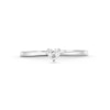 0.20 CT. Heart-Shaped Certified Lab-Created Diamond Solitaire Promise Ring in 10K White Gold (F/SI2)