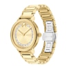 Thumbnail Image 2 of Ladies’ Movado Bold® Evolution 2.0 Crystal Accent Gold-Tone IP Watch with Gold-Tone Dial (Model: 3601218)