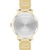 Ladies’ Movado Bold® Evolution 2.0 Crystal Accent Gold-Tone IP Watch with Gold-Tone Dial (Model: 3601218)