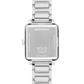 Ladies’ Movado Bold® Evolution 2.0 Watch with Square Light Blue Dial (Model: 3601164)