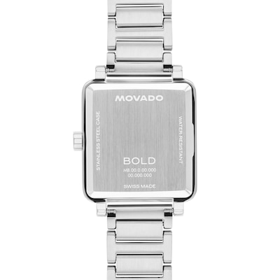 Ladies’ Movado Bold® Evolution 2.0 Watch with Square Light Blue Dial (Model: 3601164)